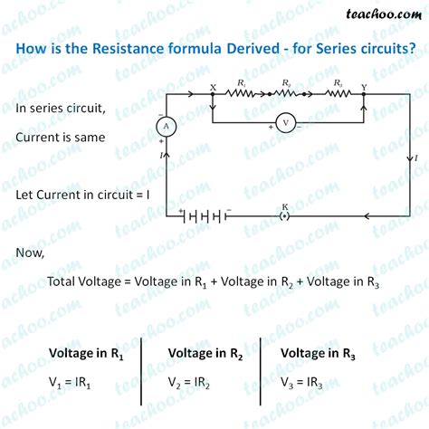 Resistance in Series - Explanation, Formula and Numericals - Teachoo