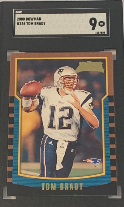 Most Valuable Tom Brady Football Cards