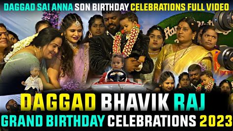 Daggad Sai Anna Son Bhavik Raj Grand Birthday Celebrations 2023