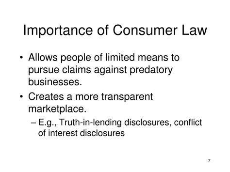 PPT - Overview of Wisconsin Consumer Protection Law PowerPoint ...