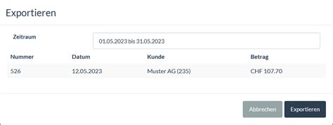 Timestatement Abacus Schnittstelle Debitorenbuchhaltung