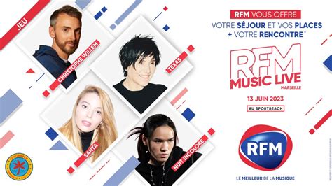 Gagnez votre séjour et vos places pour le RFM Music Live de Marseille