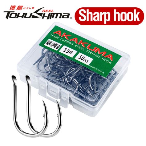 100pcsboxed Carbon Stainless Steel Fishing Hooks Durable Head Jigging