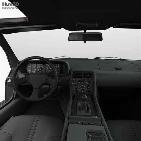 DeLorean DMC-12 with HQ interior and engine 1984 3D model - Download ...