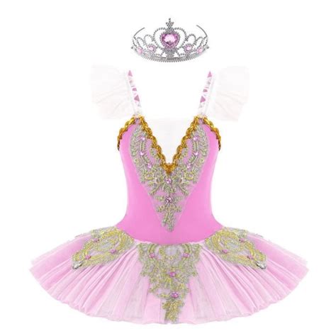 Iixpin Enfant Fille Tutu Danse Classique Justaucorps Ballet Leotard