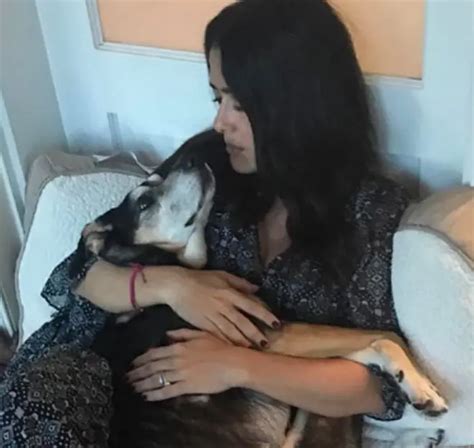 El Emotivo Mensaje De Salma Hayek Para Despedir A Su Perrita Actitudfem