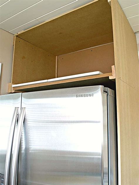 How to Build a DIY Refrigerator Cabinet · Chatfield Court