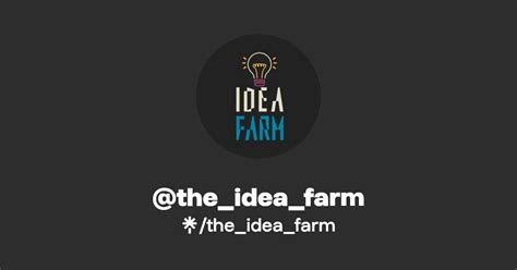 The Idea Farm Instagram Facebook Tiktok Linktree