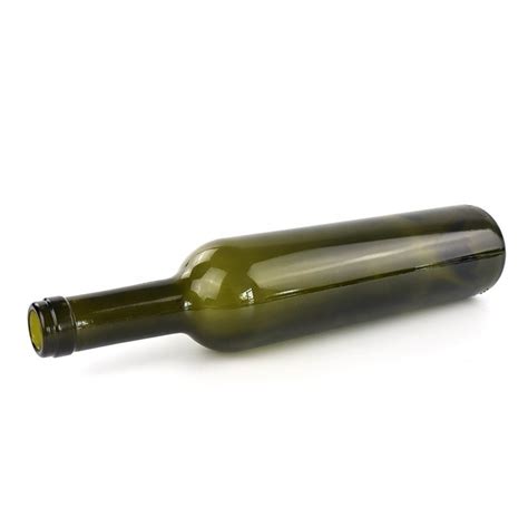 Wholesale Round Wine Olive Oil Bottles Empty Clear Green Marasca 500ml