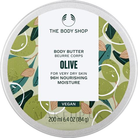 The Body Shop Olive Body Butter For Very Dry Skin 96h Nourishing