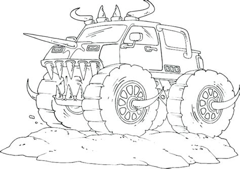 Hot Wheels Monster Truck Coloring Pages At Getcolorings Free Printable Colorings Pages To