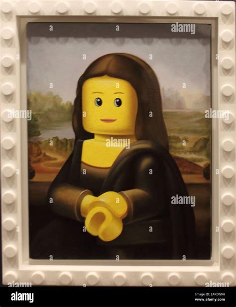 Funny lego frame with famous paints hi-res stock photography and images ...