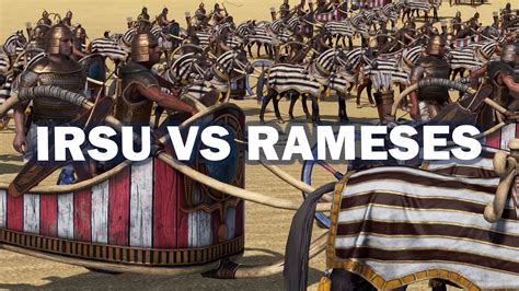 Irsu Vs Ramesses Multiplayer Battle Total War Pharaoh YouTube