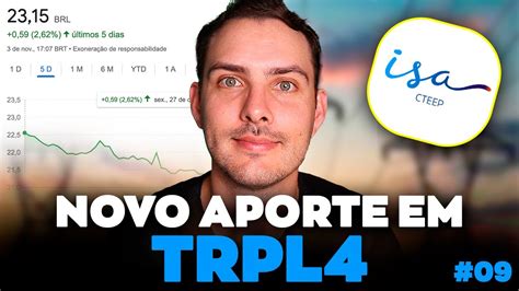 Do Zero Aos Mil Comprei Trpl Para Minha Carteira De Investimentos