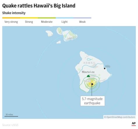 5.7 earthquake strikes near Big Island of Hawaii - oregonlive.com