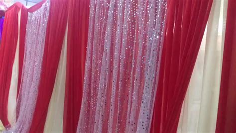 Portable Stage Curtain Fabric Wedding Backdrop Drape For Wedding Stage ...