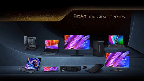 Asus Announces New Proart Creator Series Computers Displays And Peripherals For Professional