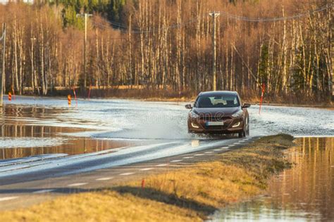 Flooded road stock photo. Image of flooded, network - 116350840