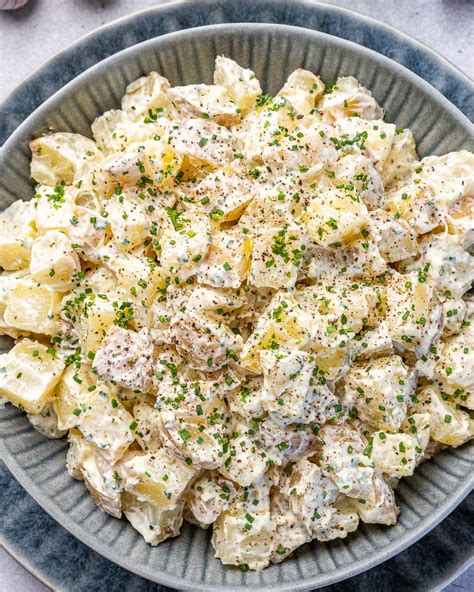 Easy And Healthy Mustard Potato Salad Healthy Fitness Meals