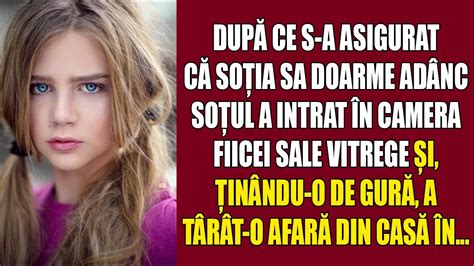 După ce s a asigurat că soția sa doarme adânc soțul a intrat în camera