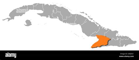 Mapa De Cuba Con Sus Provincias