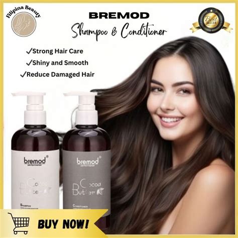 AUTHENTIC Bremod Cocoa Butter Hair Shampoo 400ml Hair Conditioner