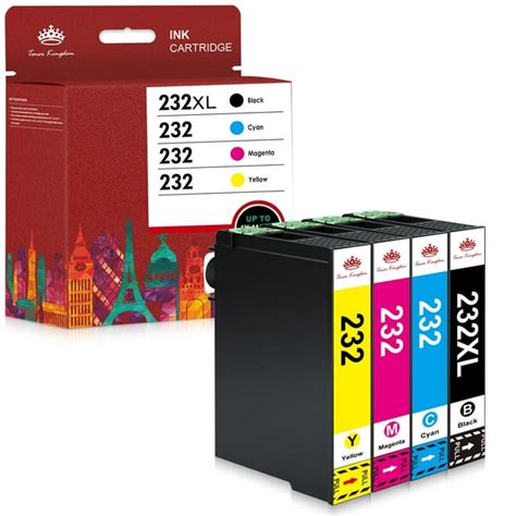 232xl Ink Cartridges For Epson 232xl 232 Ink Cartridges For Epson Workforce Wf 2930 Wf 2950