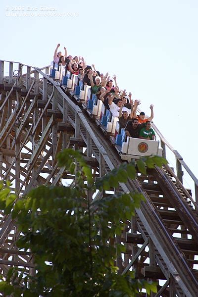 Hands Up Thrillseekers Texas Giant Roller Coaster