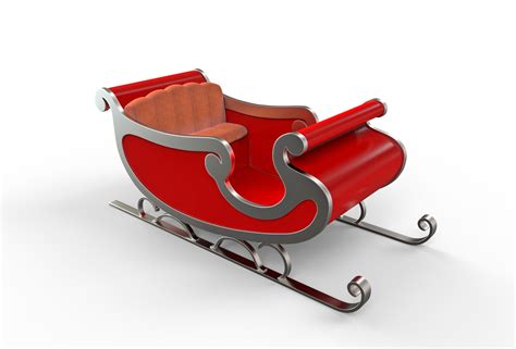 Sleigh Bed V1 Free 3d Model Obj Stl Free3d