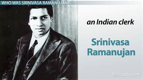 Srinivasa Ramanujan | Biography, Facts & Legacy - Lesson | Study.com