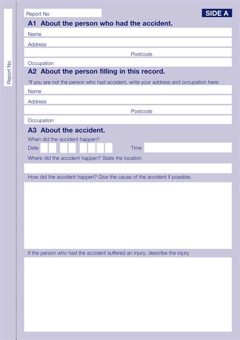 Incident Report Book Template Professional Templates