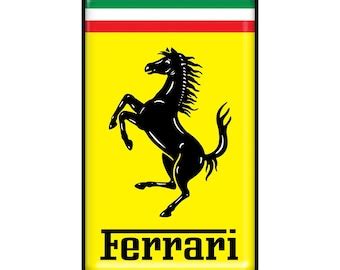 Ferrari Badge Silicone Emblem Sticker All SIZES Car Etsy