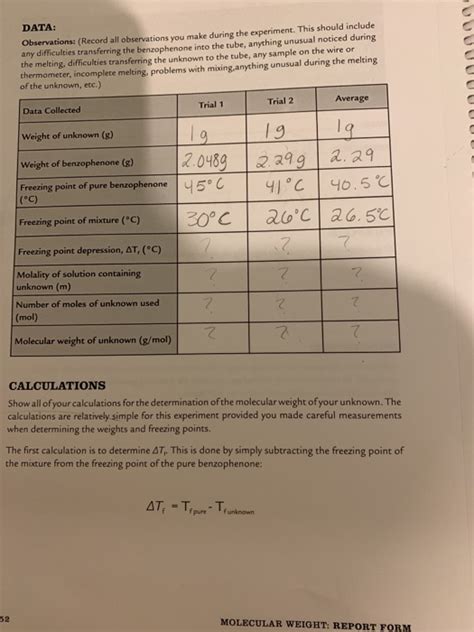 Solved Data Observations Record All Observations You Make Chegg