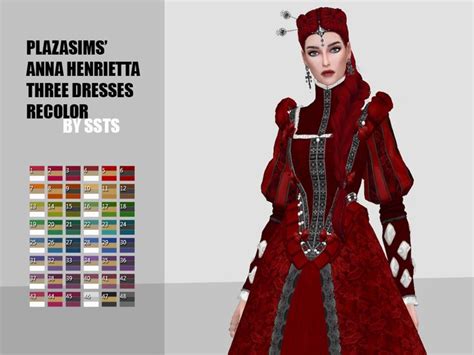 Plazasims Anna Henrietta Recolor By Ssts Strange Storyteller Sims