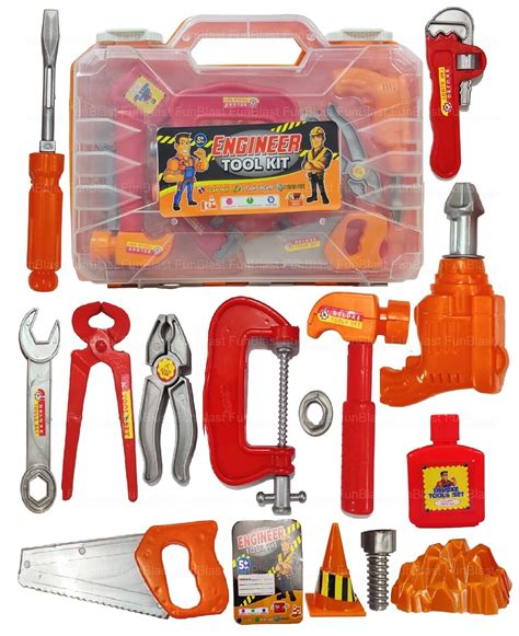 Buy Funblast Tool Kit Toys For Kids 2 In 1 Little Engineer Pretend