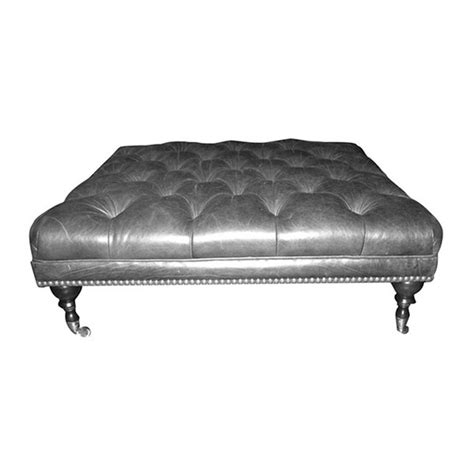 Square Tufted Ottoman - Classic Sofa