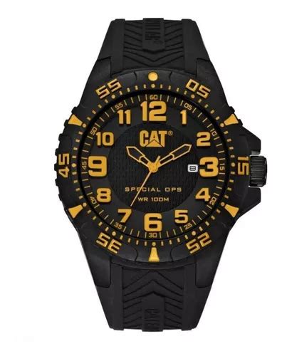 Reloj Caterpillar Hombre Sumergible Special Ops Karbon Color De La