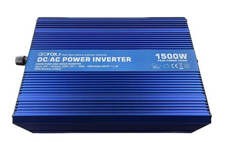 Купить Автомобильный инвертор Geofox P 1500W-12V/RC в Минске, цены