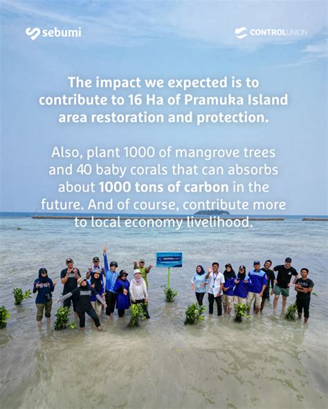 Control Union Indonesia helps to restore Ecosystem Pramuka Island ...