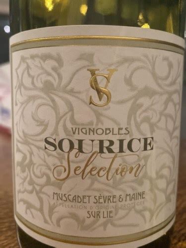 Vignobles Sourice Sélection Muscadet Sevre et Maine Vivino