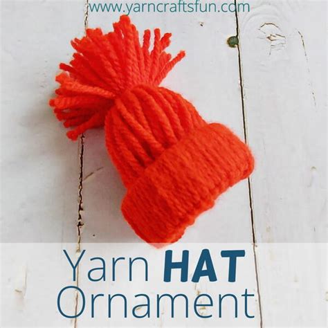 Cute Yarn Hat Ornament | AllFreeChristmasCrafts.com