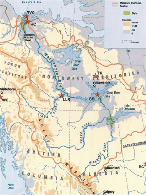 Mackenzie River Map