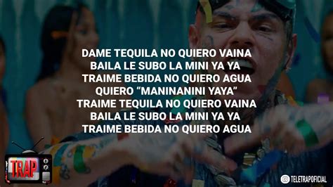 6ix 9ine Yaya Letra Oficial Lyrics Oficial Karaoke 🎤 Youtube