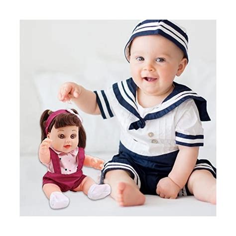 leryveo Petite poupée bébé au Corps Mou,Poupées bébé avec vêtements...