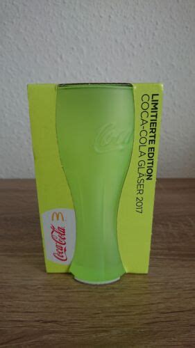 Mcdonald S Coca Cola Glas Neon Gelb Neu Ovp Limitierte Edition Ebay