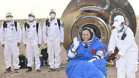 Shenzhou 15 Manned Spaceship Successfully Lands In N China CGTN