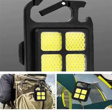 Portable COB Mini Flashlight Camping LED Flashlight Lantern Emergency
