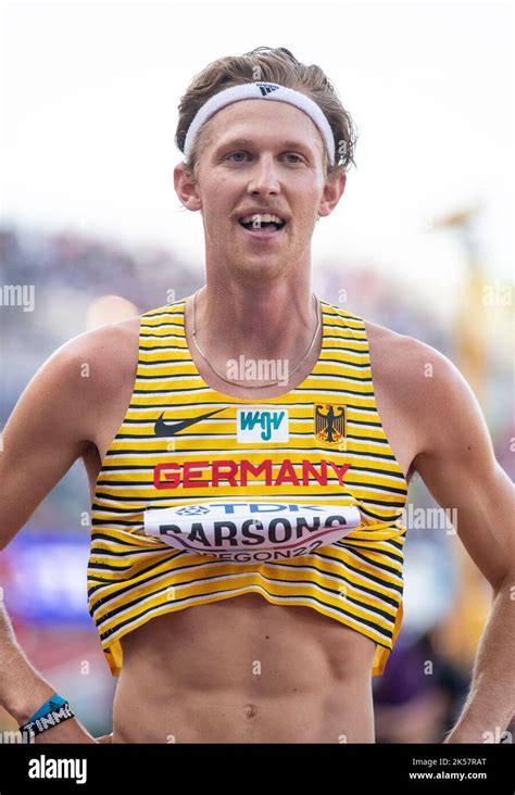 Sam Parsons Of Germany Competing In The Mens 5000m Heats At The World