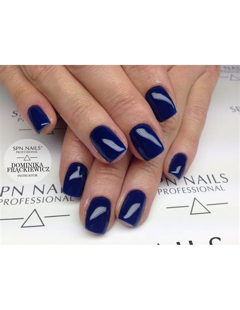 Granatowy Lakier Hybrydowy Deep Sea Spn Nails