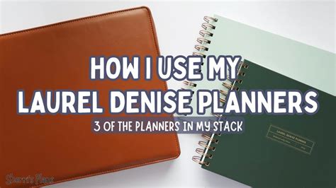 How I Use My Laurel Denise Planners Discount Code SHERRISPLANS YouTube